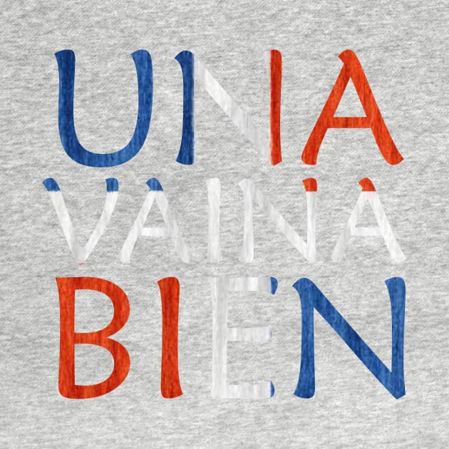 Una Vaina Bien Dominican Republic Flag by Nirvanibex